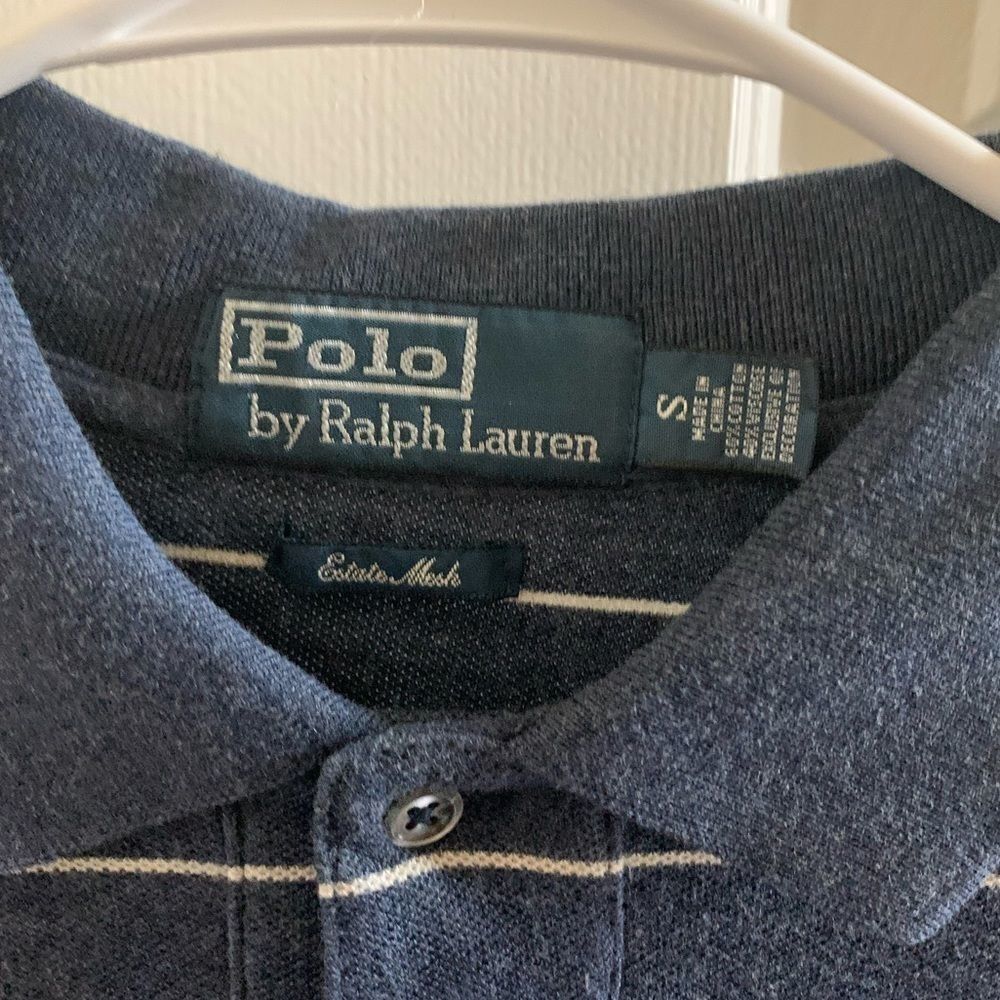 Polo by Ralph Lauren estate mesh blue polo shirt - Picture 3 of 4